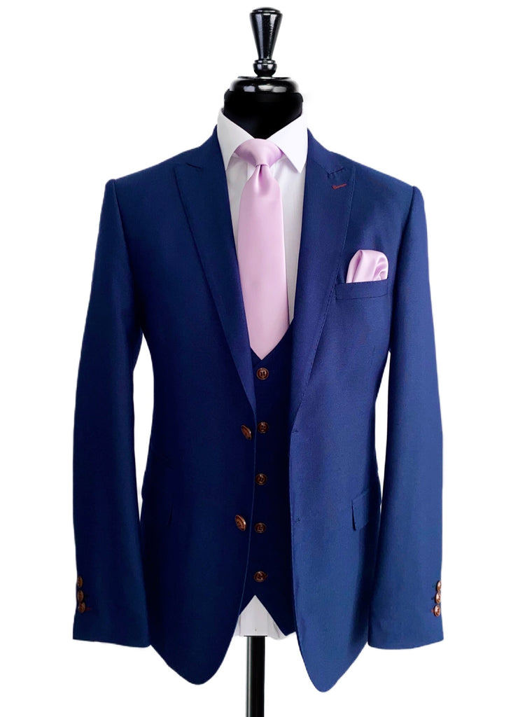 MARC DARCY Belmont Blue 3 Piece Suit